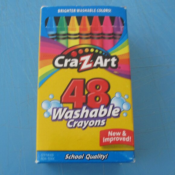 Washable Classic Crayons Cra-Z-Art , Assorted Colors, Pack Of 48 Crayons - Picture 5 of 8